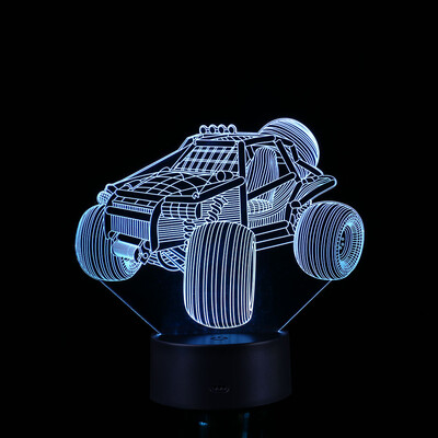 

Gobestart 3D Children Night Lamp 7 LED Colors Changing Lighting Table Desk Decoration