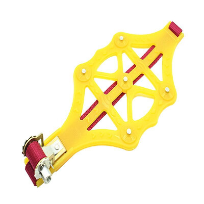 

Quelima Safe Guarding Car Snow Tire Chains Universal Yellow Steel Security Anti Slip Tire Snow Chains