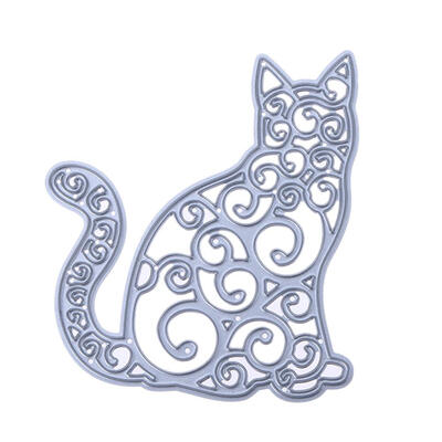 

DIY Metal Stencil Old Cat Scrapbook Emboss Craft Cutting Die Paper Cutter