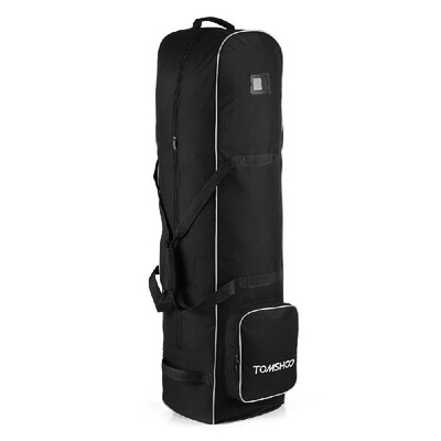 

TOMSHOO Golf Bag Smooth Rolling Golf Travel Bag Cover Case Carrier with Wheels