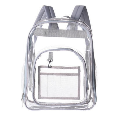 

Transparent Pvc Backpack Large Capacity Simple Waterproof Student Bag