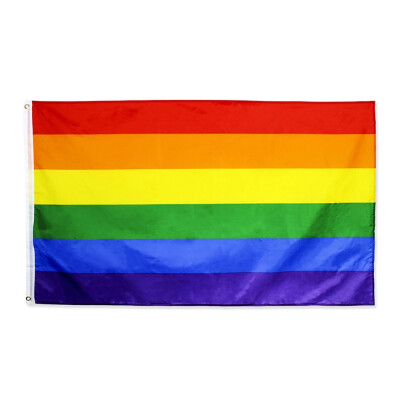 

Rainbow Flag Gay Pride LGBTQ Banner Flags For Party Parade Rainbow Festival Decorations