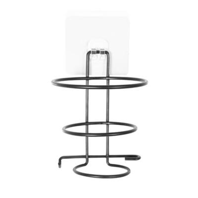 

Wall Mounted Hair Dryer Rack Bathroom Shelf Iron Hairdryer Storage Hanger