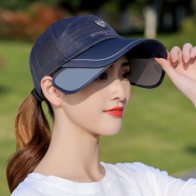 

Summer sun hat baseball cap mens&womens net hat sun hat ventilation cap cap sun hat retractable cornice cap