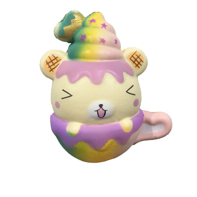 

Gotoamei Adorable Cup Bear Scented Slow Rising Collection Squeeze Stress Reliever Toy