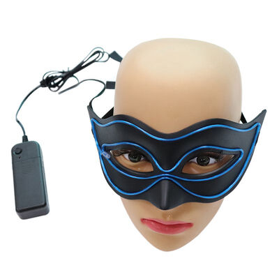 

Halloween Led Mask Glowing In Dark Party Masquerade Mask Mardi Gras Costume Festival Light Cosplay Gift Decor Dropshipping
