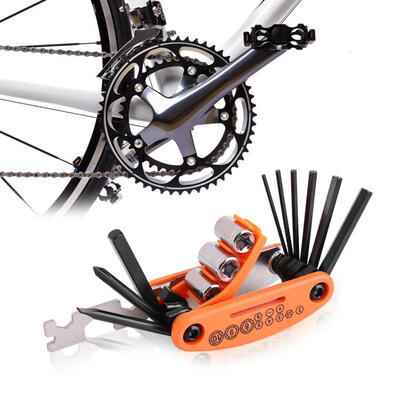 

Greensen 15 In 1 Bike Bicycle Repair Tool Set Multifunctional Folding Screwdriver Wrench