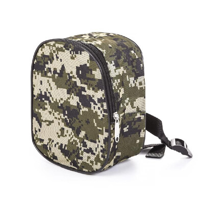 

Lixada Small Reel Bag Medium Gear Bag Multi-function Fishing Spinning Reel Protective Bag Pouch Cover Camouflage