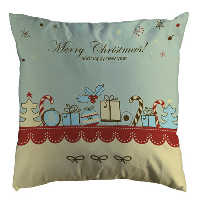 

Tailored Christmas Pillow Case Glitter Cotton Soft Sofa Throw Cushion Cover Home Decor