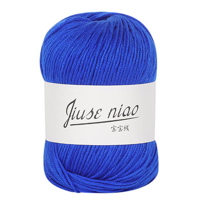 

Toponeto 1PC 50g Chunky Colorful Hand Knitting Baby Milk Cotton Crochet Knitwear Wool A