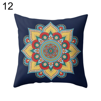 

Sun Leaves Owl Bohemian Pillow Case Cushion Cover Sofa Bed Car Cafe Office Decor