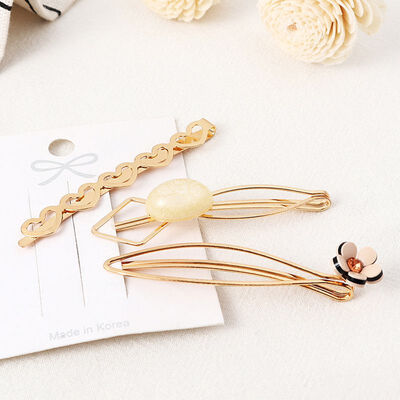 

3PcsSet Metal Women Hair Clip Bobby Pin Barrette Hairpin Hair Accessories Beauty Styling Tools Dropshipping Arrival
