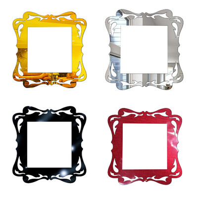 

Acrylic 3D Mirror Like Socket Switch Mural Decal Wall Sticker Living Room Bedroom Decorative Decor