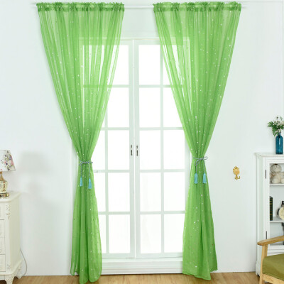 

Toponeto 1Pcs Solid Window Curtain Drape Panel Daylight Protection Sheer Scarf Valances