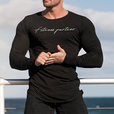 

Toponeto Mens Summer New Style Fashion Fitness Long Sleeve Blouse Running Fitness Top