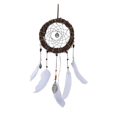 

Handmade Dreamcatcher with String Light 20 LEDs Feather Dream Catcher Wall Hanging Decoration Home Ornaments