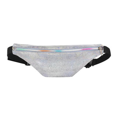 

Fanny Pack Multifunction Laser Alligator Pattern Women Waist Bags Chest Bag