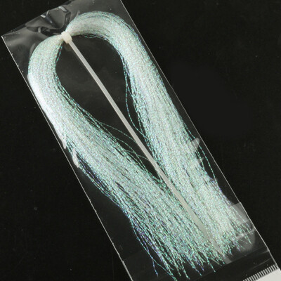 

30cm Holographic Tinsel Crystal Flash Fly Tying Materials For Fly Fishing