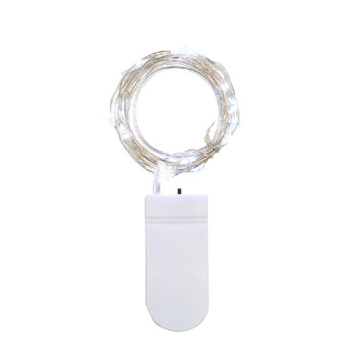

3Meters98FT 30LEDs Starry Copper Wire String Battery Operated Powered Extra Flexible Bendable Light Strip for Holiday Festival D