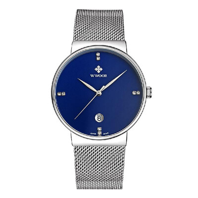 

NAVIFORCE 2016 Brand Fashion Dual Calendar Genuine Leather Man Casual Wristwatch 30M Water-proof Quartz Men Watches Watch Box