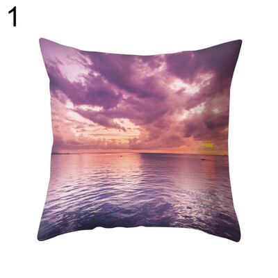 

Flower Sea Deer Throw Pillow Case Cushion Cover Sofa Bed Car Cafe Office Decor