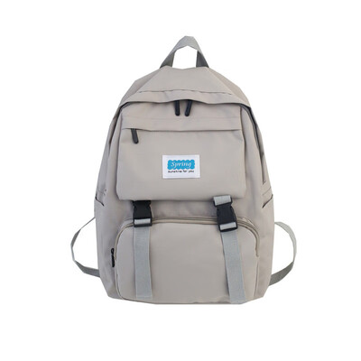 

Ancient feeling girl schoolbag female Korean version 100 tide card Japanese tide high school student backpack bf Mori double shoul