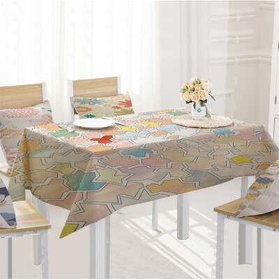 

Toponeto Creative Table Cloth Linen Tablecloth For Kitchen Decorative Dining Table Cover