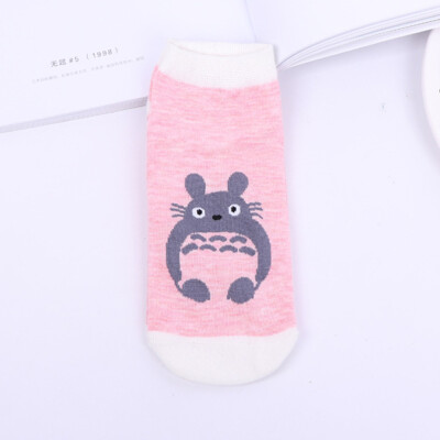 

1 Pair Creative Totoro Printing Cute Socks Women Girl Korean Animals Socks