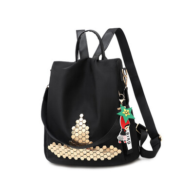 

Backpack lady fashion versatile bag fashion travel leisure Oxford canvas travel small backpack