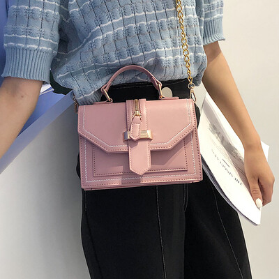 

Fashion sequins French small bag slung versatile foreign women 2019 summer new ins texture small square bag