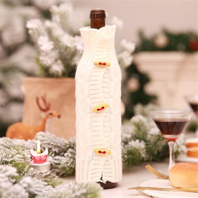 

〖Follure〗1pc Christmas Wine Bottle Snowman Santa Decoration Xmas Bottle Cap Xmas Decor