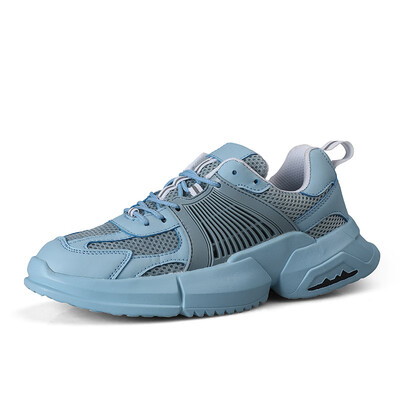 

Mens shoes retro Hong Kong style tide shoes breathable mesh shoes trend increase shoes