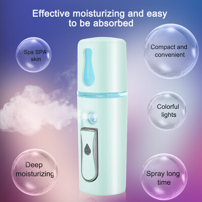 

Greensen 3 Colors 20ml Face Nano Mist Spray Moisturizing Handy Atomization Sprayer Moisturizing Moist Spray Handy Mist Spray