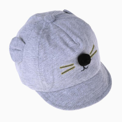 

New Baby Hat Cartoon Cat Design Kids Baseball Cap Boys Girls Sun Hat