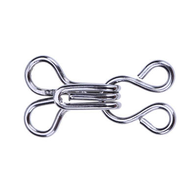 

100pair Metal Buckle Button Collar Invisible Bra Buckle Accessories