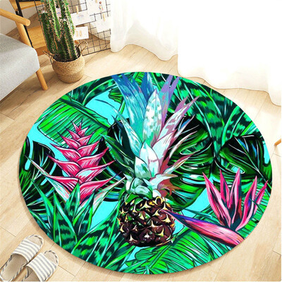 

〖Follure〗Botany Elements Blanket Round Bathroom carpet 60cm