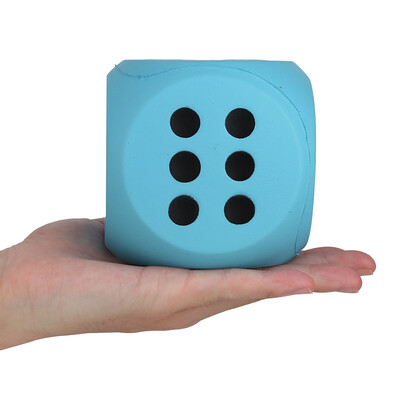 

YIWULA10cm Giant Jumbo Dice Slow Rising Cream Scented Stress Relief Toys