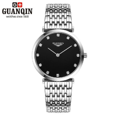 

GUANQIN Luxury Brand Fashion Men Women Quartz Wristwatch Ultra Thin Water-proof Couple Casual Watch