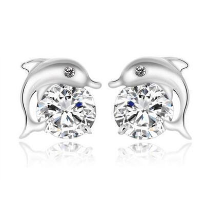 

Fashion Dolphin Bay Fine Zircon Earrings ERZ0676