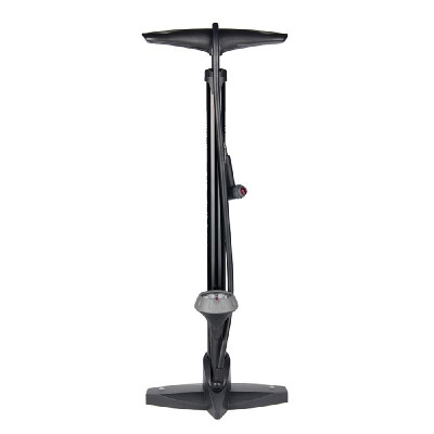 

Bike Floor Pump Aluminum Bicycle Air Pump with Air Gauge Schrader Valve Presta Valve