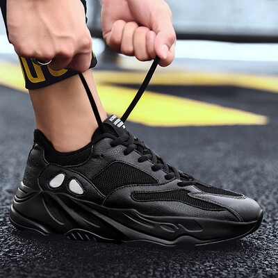 

Mens shoes tide shoes autumn white white wild mesh breathable Korean version of the trend of sports&leisure old summer
