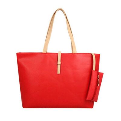 

2018 New Style Fashion Women PU Leather Handbag Shoulder Bag Ladies Bucket Composite Bags Satchel Tote