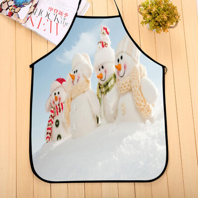 

Tailored Christmas Decoration Waterproof Apron Kitchen Aprons Dinner Party Apron