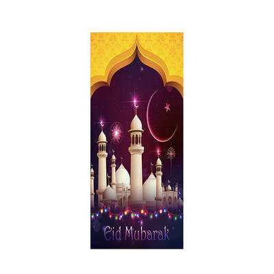 

〖Follure〗3D Muslim Creative Door Stickers Bedroom Doors Renovation Waterproof Stickers