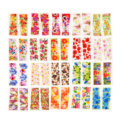

50 sheets of the new 2015 Water Transfer Nail Flower Stickers