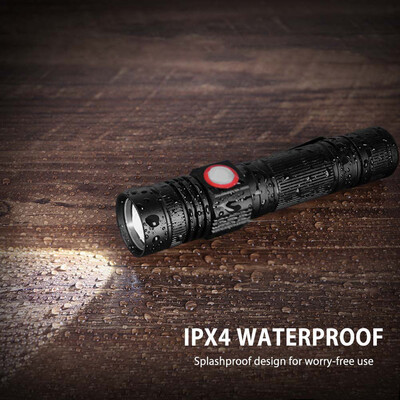 

Saidsome Super Bright Tactical Flashlight Rechargeable IP 66 Waterproof Shallow Mode flashlight lamp