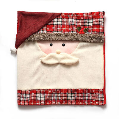 

New Gift Santa Claus Elk Snowman Chair Cover Christmas Dinner Table Party Red Hat Back Covers Xmas Decoration