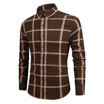 

Tailored Mens Long Sleeve Button Turndown Collar Painting Casual Top Blouse Shirts