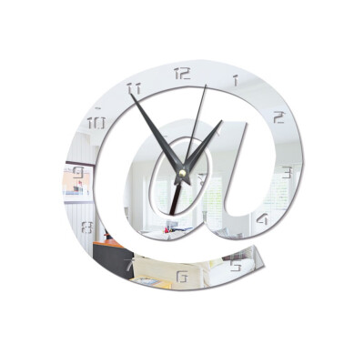 

Toponeto 3D Creative Acrylic Mirror Wall Clock Home Decoration Wall Clock