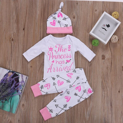 

Newborn Kids Infant Baby Girls Clothes Romper Jumpsuit BodysuitPants Outfit Set